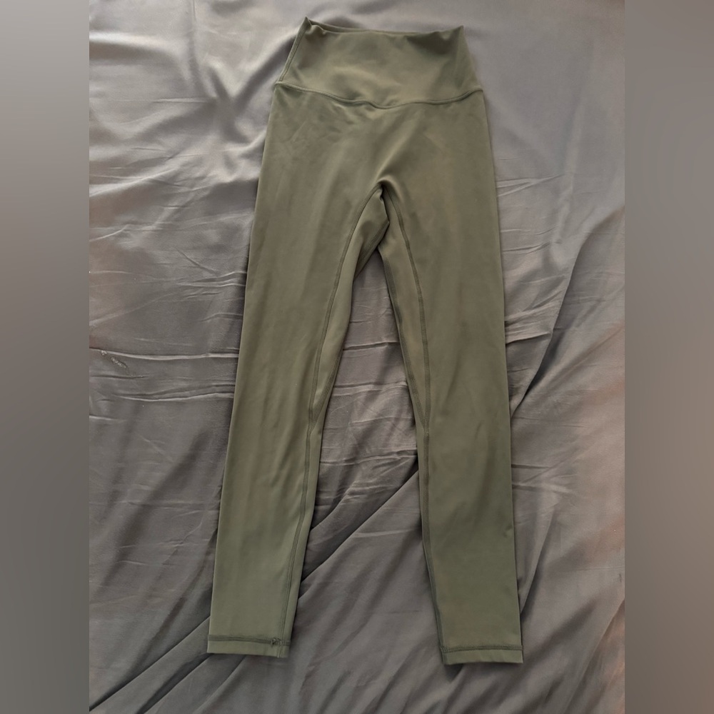 Olive High-Waisted Leggings